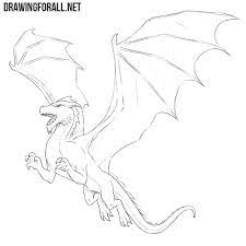 How to draw a dragon. How To Draw A Dragon For Beginners