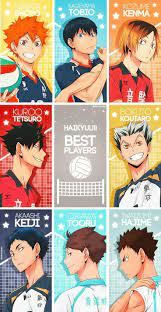 Haikyuu Best Players Haikyuu Anime Haikyuu Anime