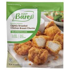 Just Bare Lightly Breaded Chicken Breast Chunks Boneless Skinless 4 Lbs Costco
