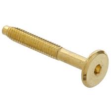 Hillman 1 4 In X 1 9 16 In Brass Flat Interior Binding Post Screws 6 Count Lowes Com Flat Interior Screws Interior