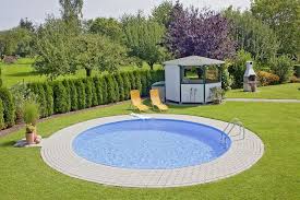 Noch dazu wirken runde aufstellpools im garten schnell sehr wuchtig. Pin On Garden Ideas