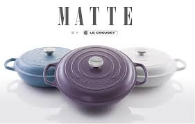 Introducing Matte Le Creuset Cookware Le Creuset Purple Kitchen