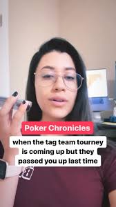 Now you want me as your partner? Girl bye, get me some food and we can talk  🤣🤣, WSOP 2023 tag team tourney is coming up fast