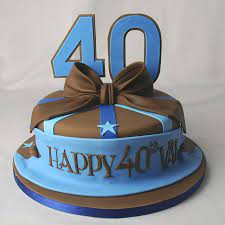 Have a party perfect birthday. 40th Birthday Cake For Man Novocom Top