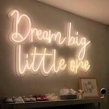Available in lots of different colors, this one would work well in any kids cave! Kids Neon Sign Cute Neon Lights Lamps Led Lights For Kids Rooms
