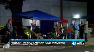Check spelling or type a new query. President Donald Trump Holds Campaign Rally In Charlotte