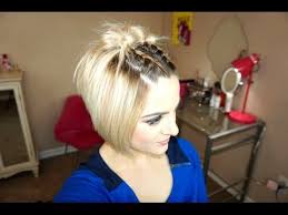 Waterfall Braided Bangs Short Hair Tutorial Youtube Short Hair Tutorial Short Hair With Bangs Braids For Short Hair