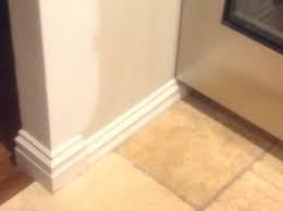 This is a 4 space at the bottom of the cabinet that recedes from the face to allow room for your toes (so you can stand closer to the cabinet and countertop during food preparation). Baseboard Meet Base Cabinet