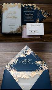 These Frosted Acrylic Wedding Invitation Suites With Gold Orchids Are Just The Righ Acrylic Wedding Invitations Elegant Invitations Elegant Wedding Invitations