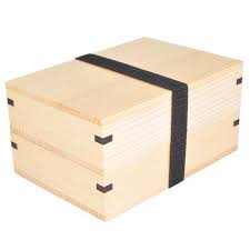 Sale Rectangular Japanese Bento Box Made Of Wood With Natural Coating Bento Box Japanese Bento Box Wood Box Design
