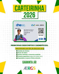 Carteira de Estudante 2026 já pode ser solicitada no RS para garantir meia-entrada
