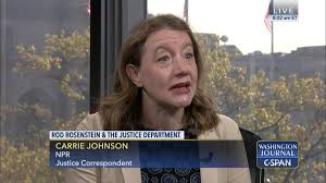 The publication added that carrie was also photographed wearing a mustard. Carrie Johnson On Deputy Attorney General Rosenstein And The Justice Department C Span Org