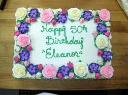 Birthday Floral Sheet Cake Designs Caroline S Specialty Cake Designs Caroline S Cakes Birthday Sheet Cakes Flower Cake Decorations Sheet Cake Designs