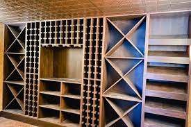 Basements and cellars differ in their amount of height above curb level. Basement Wine Cellar How To Demo Shelves Delicately