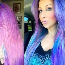 Hair Has A Different Hue Inside Than Outside Hair Styles Hair Makeup Purple Hair