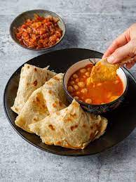 Easy Roti Canai Vegan Flaky Delicious Woonheng Roti Canai Recipe Vegan Cooking Desi Food