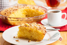 Shamali Cake Semolina Cake Basbousa Rednumberone Recipe In 2020 Semolina Cake Food Desserts