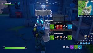 Where are the upgrade benches located on new fortnite map? Fortnite How To Sidegrade Weapons At An Upgrade Bench