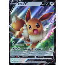 Ils n'attentent que tes crayons pour vivre en harmonie avec les couleurs de ton choix. Carte Pokemon Swsh065 Evoli V 190 Pv Holo Promo Neuf Fr Cdiscount Jeux Jouets