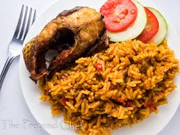 This recipe is made with chicken on the side. Nigerian Coconut Jollof Rice The Pretend Chef