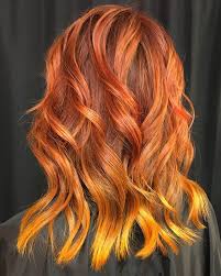 Ursula Goff On Instagram Sunflower Inspired Extensions On My Co Worker Kalyna Kalyna Buresh Colored With A Com Hair Inspo Color Hair Color Orange Fire Hair