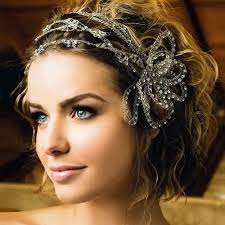 Unique hair accessories for short hair. Wedding Accessories For Short Hair