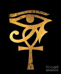 Also known as udjat, this magical symbol is supposed to offer protection, health and. Egyptian Eye Of Horus Ankh Egypt Archaeologist Gold Drawing By Noirty Designs