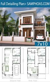 Sketchup Speed Build Home Plan 7x10 Samphoas Plansearch Model House Plan Two Story House Design House Design Photos