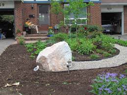 On a residential block of land, a front yard (united states, canada, australia) or front garden (united kingdom, europe) is the portion of land between the street and the front of the house. Maria S Lawn Be Gone Front Yard In Ontario Finegardening