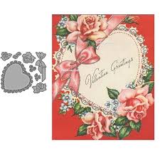 Make your own card online. Beauty Flower Love Cutting Dies For Scrapbooking Wedding Birthday Invitation Card Making Decorative Diy Craft Metal Die Cuts New Cutting Dies Aliexpress