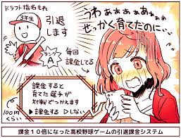 課金10倍になった高校野球ゲームの引退課金システム アプリ開発 収益 高校