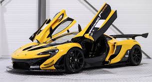 Black And Yellow Car Design Yellow And Black Mclaren P1 Gtr Is A 3 3 Million Track Toy Carscoops Maclaren Cars Super Luxury Cars Mclaren P1