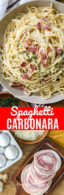One of the biggest mistakes people make when cooking pasta is that they don't season their pot of water to make an authentic carbonara sauce, you need eggs and parmesan. Spaghetti Carbonara Quick Easy Spend With Pennies