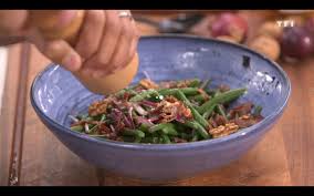 Ma Recette De Salade Haricots Verts Aux Noix Laurent Mariotte Salade Haricots Verts Salade Haricot Haricots Verts