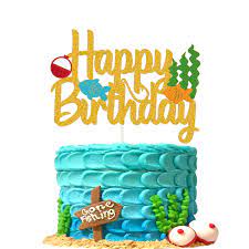 Birthday cakes can sometimes look tricky to make at home but we've got lots of easy birthday cake recipes and ideas for amateur bakers to make. Fondant Fisherman Cake Topper Fishing Boy Cake Topper Little Boy Fishing Paper Party Supplies Party Decor