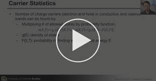 Extrinsic semiconductors are formed by adding suitable impurities to the intrinsic semiconductor. Carrier Statistics Carrier Statistics Coursera