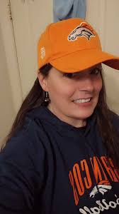 Showing off some of the Broncos items my brother and Dad got me go Broncos  DB4L