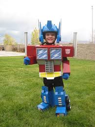 Transformer Halloween Kids Homemade Halloween Costumes Transformer Halloween Costume