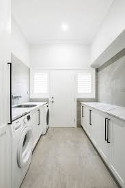 It's bathroom remodel reveal day! 75 Beautiful Modern Laundry Room With Gray Walls Pictures Ideas July 2021 Houzz