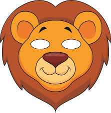 Kagit Aslan Maskesi Hayvan El Sanatlari Hayvan Boyama Sayfalari Aslan