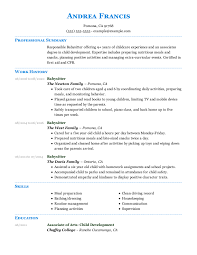 Thank you very much for the professional job you do. Child Care Resume Examples Tips And Advice Jobhero