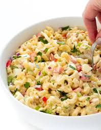 Combine all the dressing ingredients from above. Macaroni Salad Ready In 30 Minutes Chef Savvy