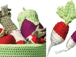 Les 5 Legumes Au Crochet Aliments En Crochet Crochet Tricot Et Crochet
