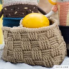 The basket room creates beautiful collections of handwoven, decorative storage baskets for the home. Basket Home Spring Summer Models Patterns Katia Com