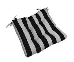 Robot Check Striped Cushions Tufted Seat Cushion Striped Chair