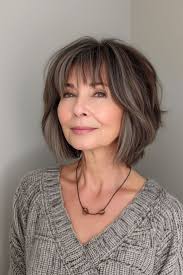 14 Short Bob Cuts with Bangs for a Bold Statement Over 60