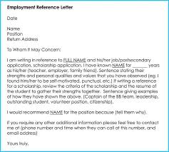 Feb 22, 2020 · provide a copy of the cover letter. Sample Employment Reference Letters Writing Guide Tips