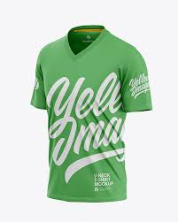 Download Men S V Neck T Shirt Mockup Front Half Side View In Apparel Mockups On Yellow Images Object Mockups