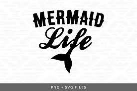 Download Mermaid Life Svg Png Graphic By Coral Antler Creative Thehungryjpeg Com