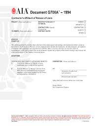 Appendix 50 aia document ga tm contractor s affidavit of release of liens project name and address sample affidavit of release of liens. 2